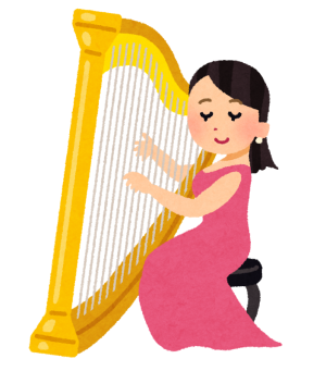 musician_harp_woman